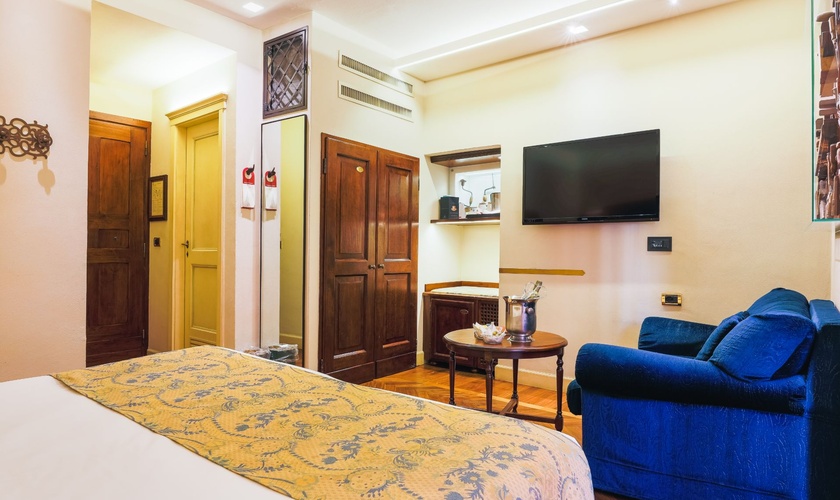 Deluxe Doppelzimmer  Art Hotel Commercianti Bologna