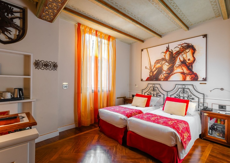 Deluxe Doppelzimmer Art Hotel Commercianti Bologna Deluxe Doppelzimmer Art Hotel Commercianti Bologna