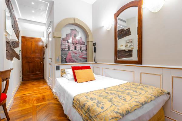 Einzelzimmer Art Hotel Commercianti in Bologna Einzelzimmer Art Hotel Commercianti in Bologna