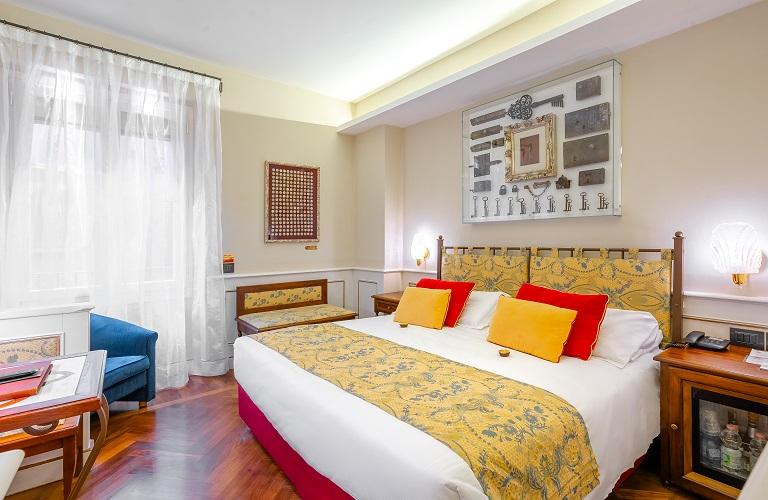 Klassisches Doppelzimmer Art Hotel Commercianti Bologna Klassisches Doppelzimmer Art Hotel Commercianti Bologna