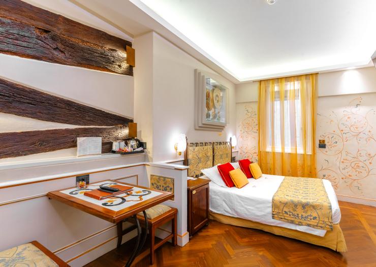 Deluxe Doppelzimmer Art Hotel Commercianti Bologna Deluxe Doppelzimmer Art Hotel Commercianti Bologna