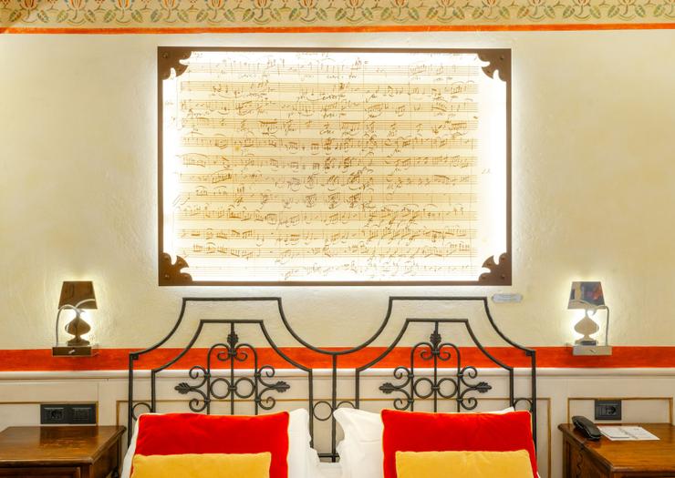 Deluxe Doppelzimmer mit Terrasse Art Hotel Commercianti Bologna Deluxe Doppelzimmer mit Terrasse Art Hotel Commercianti Bologna