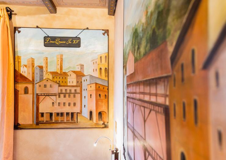 Deluxe Doppelzimmer mit Terrasse Art Hotel Commercianti Bologna Deluxe Doppelzimmer mit Terrasse Art Hotel Commercianti Bologna